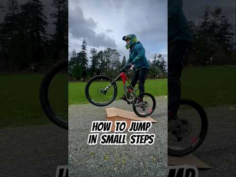 Learn how to jump in small steps! #mountainbike #mountainbiking #bike #downhillmtb #mtb #bikelife