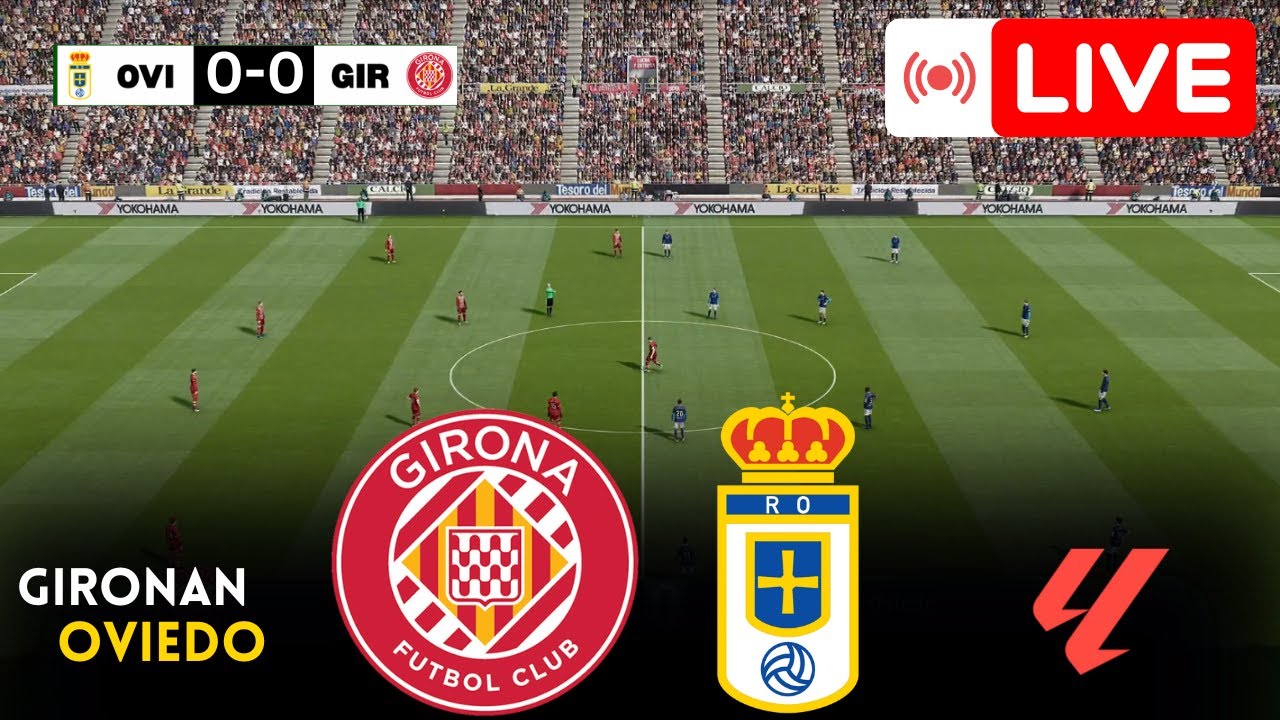 Girona vs Real Oviedo | Exciting LaLiga 2025 eFootball PES 2021 Match ⚽🔥