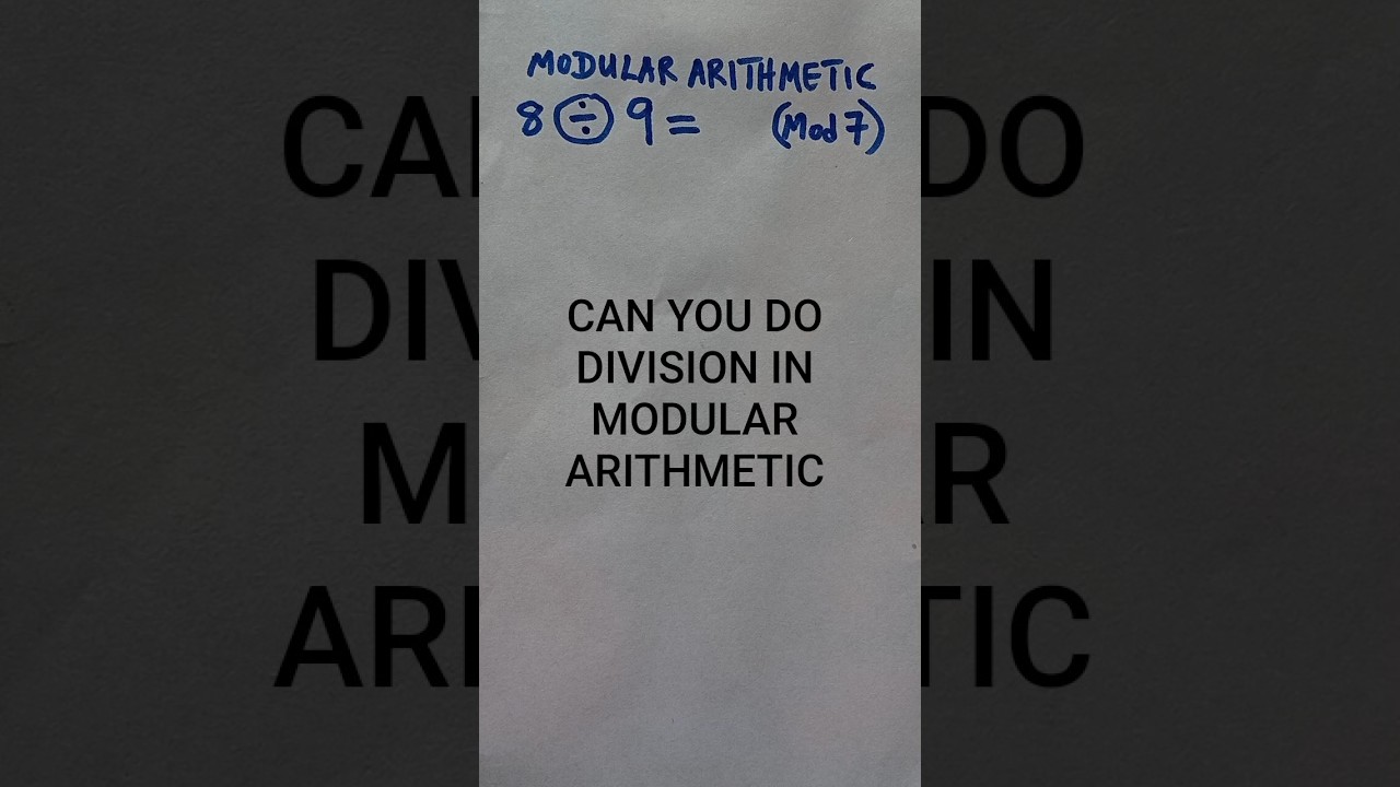 Master Modular Arithmetic Easily: Step-by-Step Guide 🔢