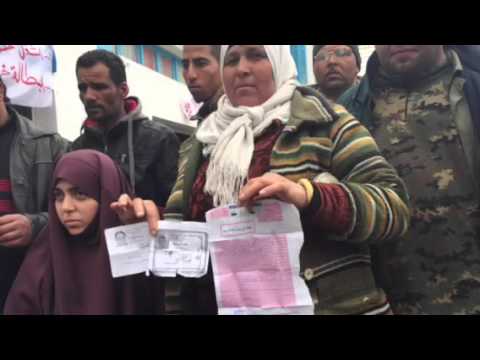 Tunisie - Manifestations Ă Kasserine