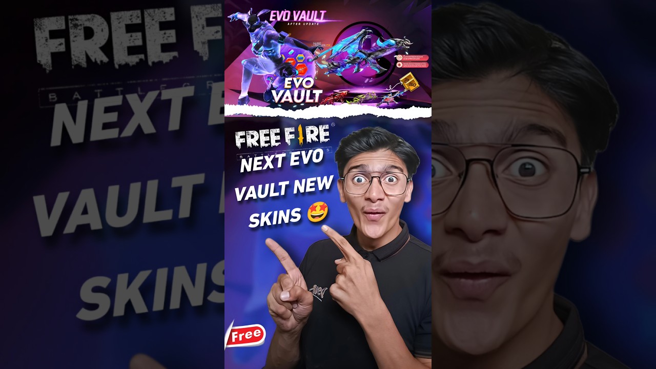 Free Fire EVO Vault Event & New Skin Confirmed 🎉