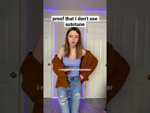 proof that I don’t use autotune