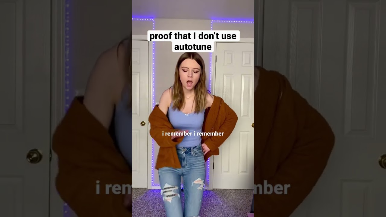 Evidence Supporting My Non-Use of Autotune