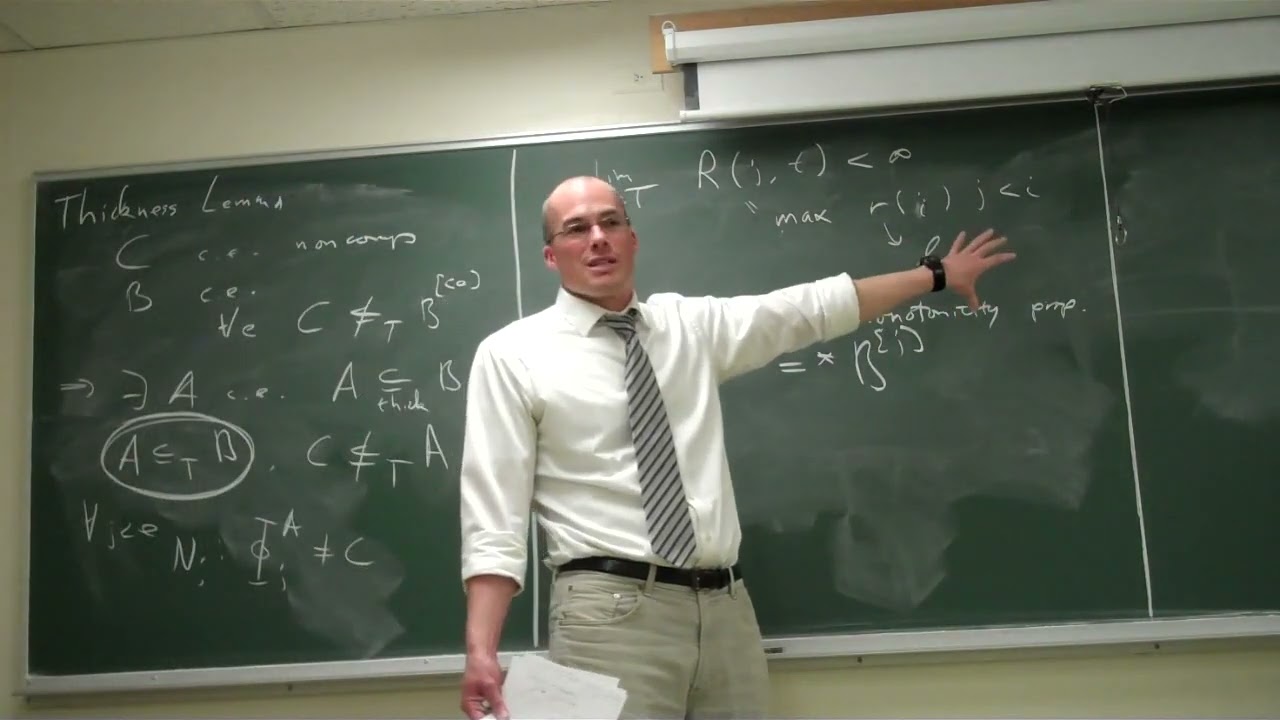 Mastering Computability Theory: Lecture 29 with Bart Kastermans π§