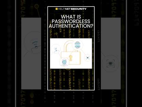 What is Passwordless Authentication #cybersecurity #security #awareness #password #shorts