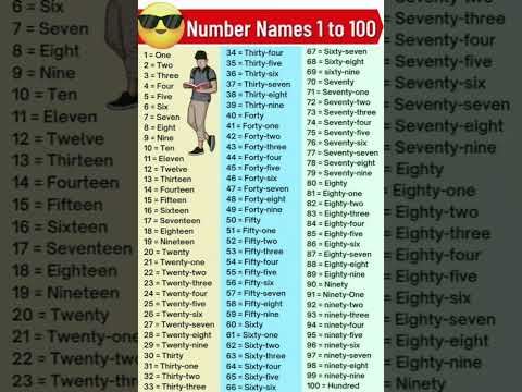 Number names 1 to 100 in english |to Hundred Spelling |1 to 100 Spelling |OneCounting #timestables