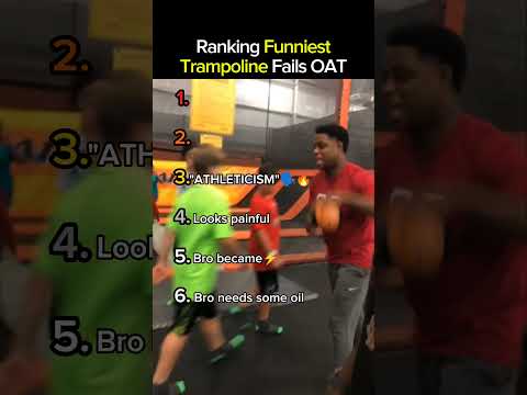 Ranking The FUNNIEST Trampoline Fails OAT