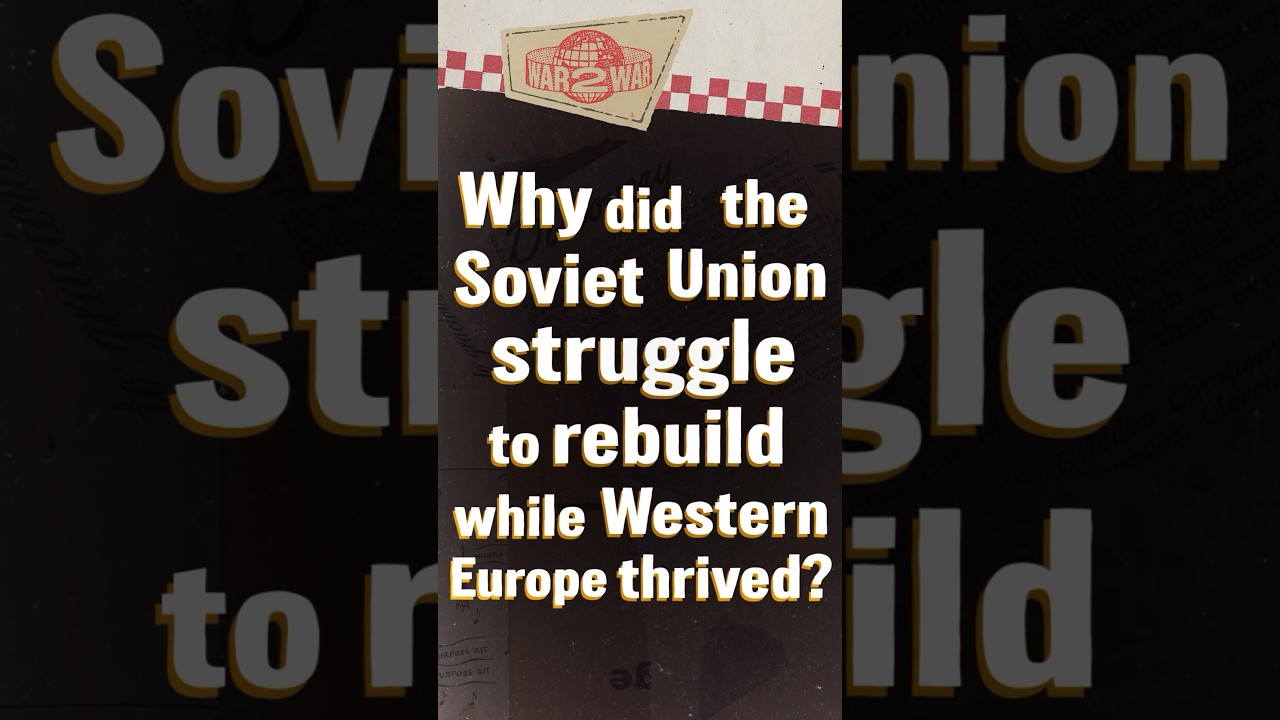 Why Did the Soviet Union Lag Behind Western Europe's Post-War Recovery? 🇷🇺