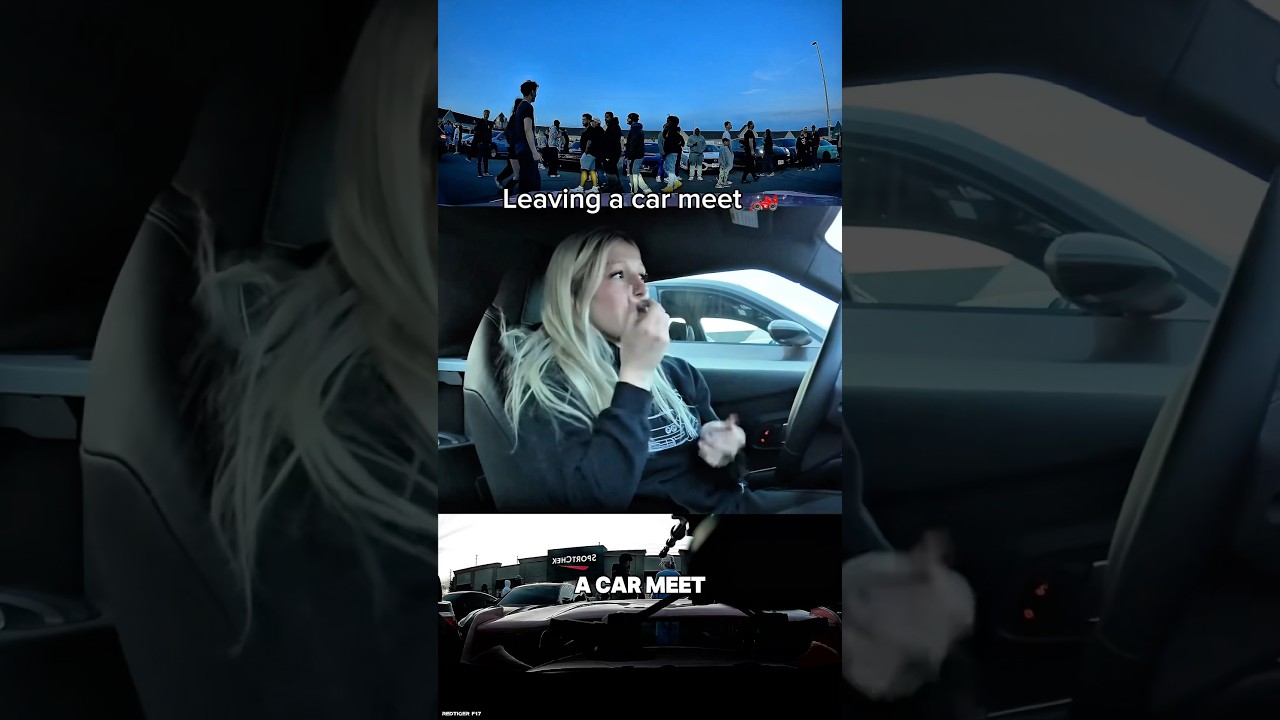 Funny Reactions When I Leave Car Meets 🚗