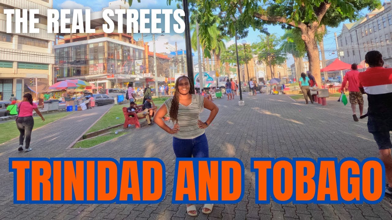 Exploring Port of Spain's Bustling Charlotte Street 🚶‍♂️