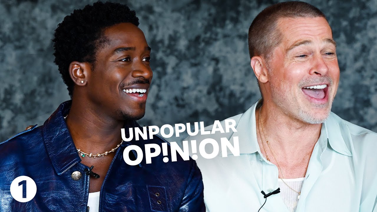 Brad Pitt & Damson Idris race in an F1 simulator with Greg James | Unpopular Opinion