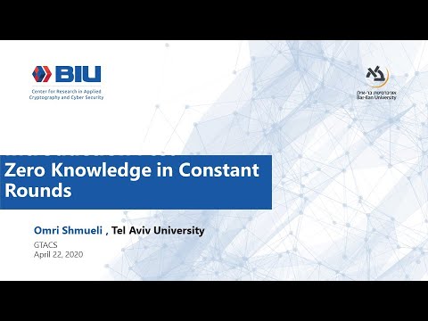 Post Quantum Zero Knowledge in Constant Rounds- Omri Shmueli