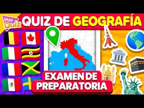 Examen de Geografía 🌎🤔🧠 Nivel Preparatoria - Secundaria| Play Quiz de Cultura General