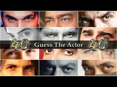 Bollywood Buff Challenge: 40 Bollywood Actors | Guess These Actors From Their Eyes |