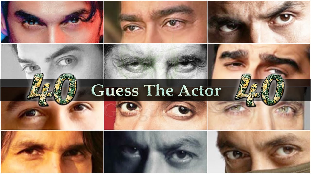 Can You Guess These Bollywood Actors Just by Their Eyes? π
