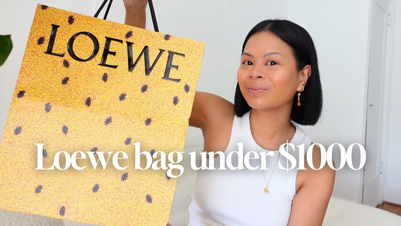 Loewe Bag Unboxing from Barcelona ✨