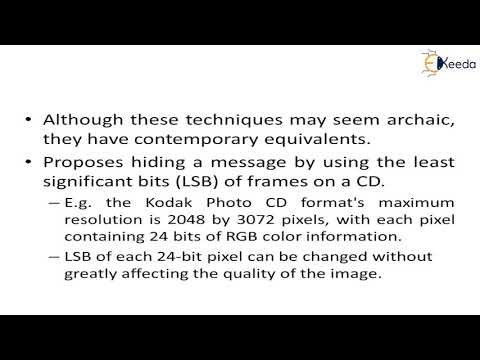 Steganography | Cryptography and System Security (Reshoot)