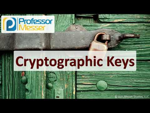 Cryptographic Keys - SY0-601 CompTIA Security+ : 2.8