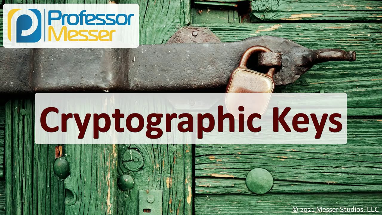 Master Cryptographic Keys for the SY0-601 Security+ Exam 🔑