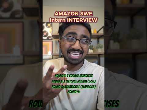 REVEALED: Amazon SWE intern interview