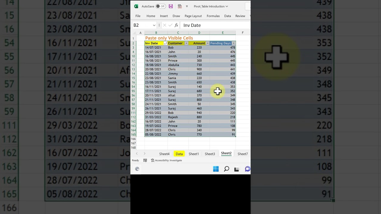 Easily Copy Only Visible Cells in Excel 📊