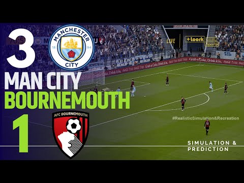 🔴 Manchester City vs Bournemouth LIVE | Premier League 2025-26 | Full Match Simulation