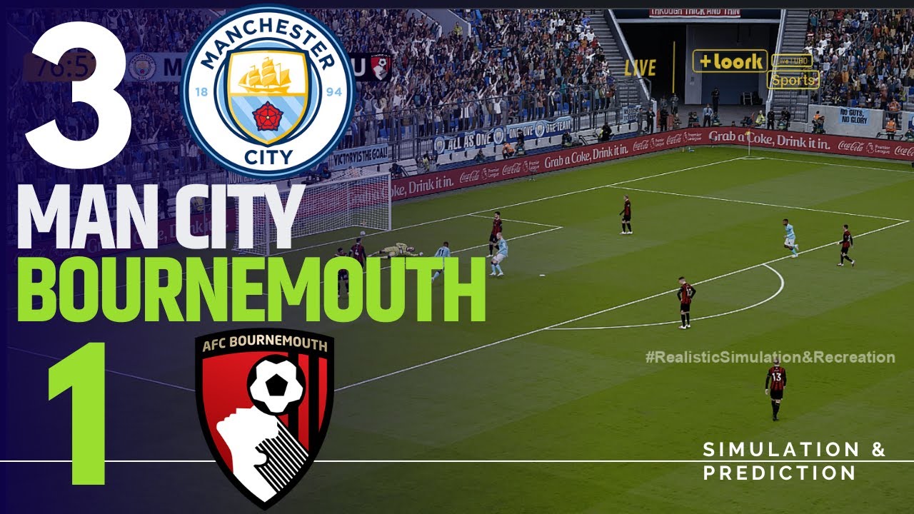 Manchester City vs Bournemouth LIVE 🔴 | Premier League 2025-26 Full Match Simulation