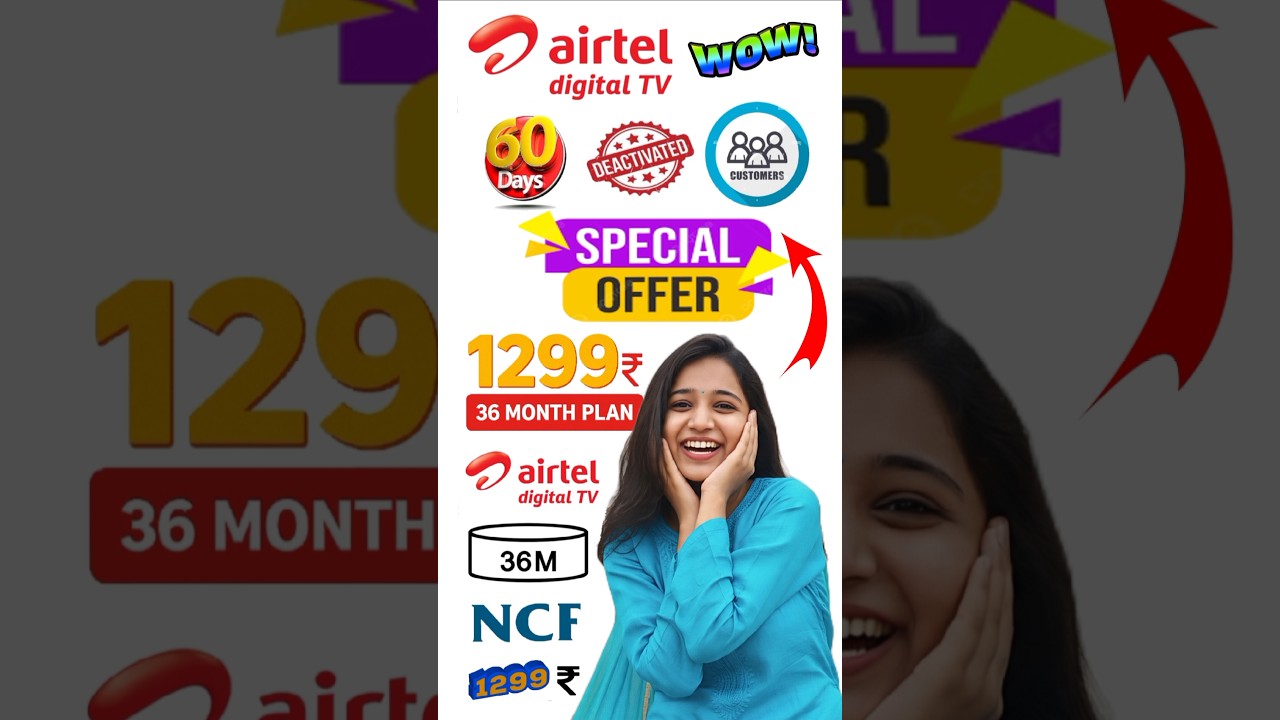 Airtel Digital TV Special Recharge Offer 📺