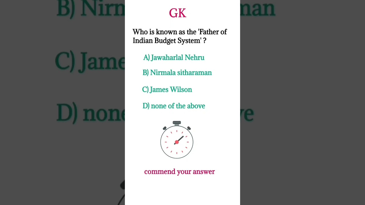 General Knowledge 2023: Indian Affairs & Budget 📚