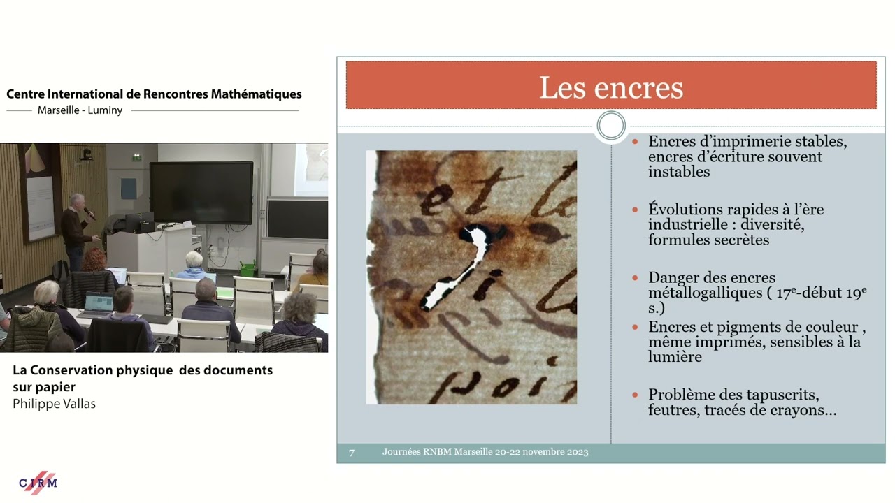 Philippe Vallas : La conservation physique des documents papier