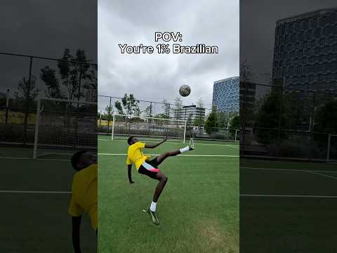 POV: You’re 1% Brazilian 🇧🇷 #football #soccer #skills #brazil