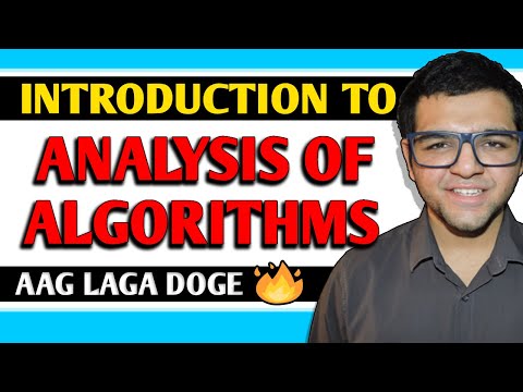 Introduction to Analysis of Algorithms in Hindi 🔥🔥