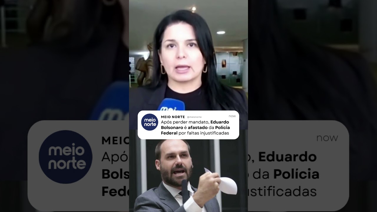 Eduardo Bolsonaro é afastado da Polícia Federal após perda de mandato