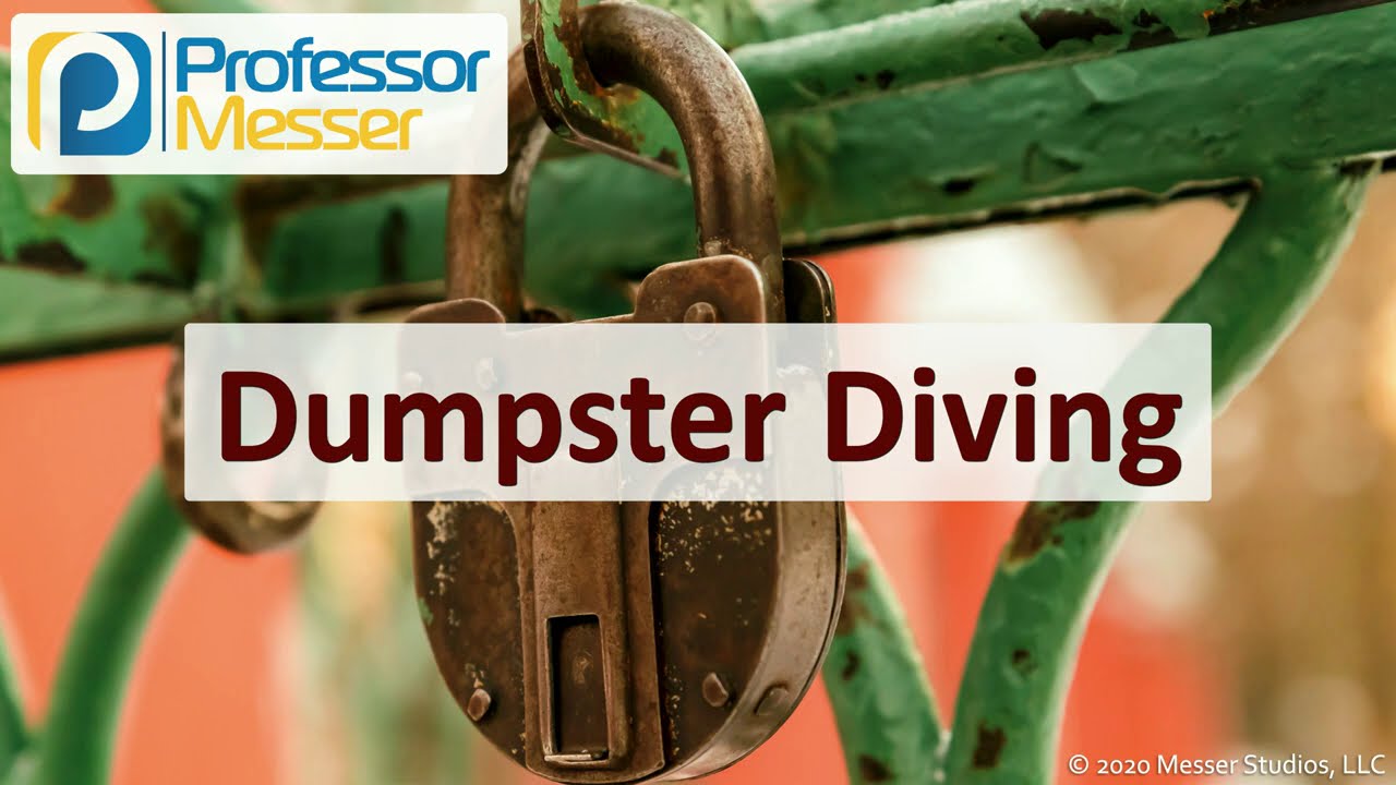 Master Dumpster Diving Risks & Prevention for CompTIA Security+ SY0-601 🔍