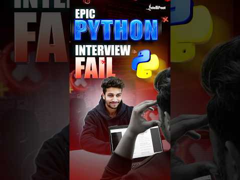 Python Interview - Honest Answers😂 | Python Interview Questions 2025 | Intellipaat #shorts #python