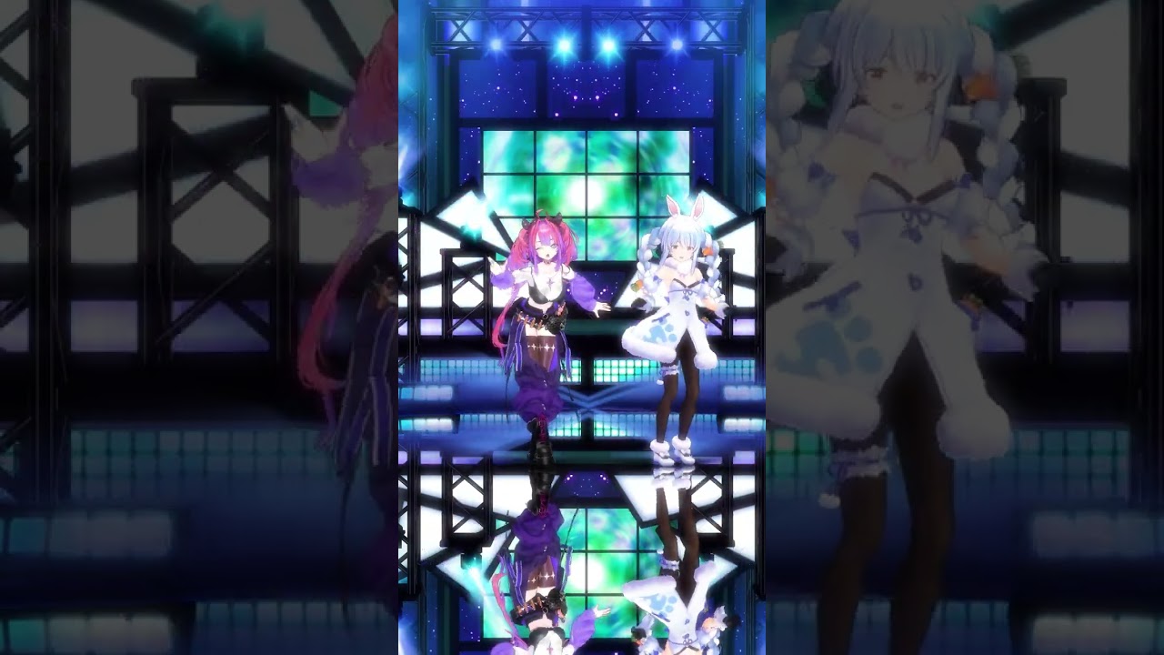 【かっこいい】兎田ぺこら×綺々羅々ヴィヴィのクールなVダンス【hololive MMD】✨