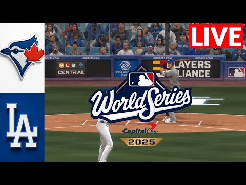 🔴 LIVE : Los Angeles Dodgers vs Toronto Blue Jays |October WORLD SERIES 2025 | MLB THE SHOW 25 SIM
