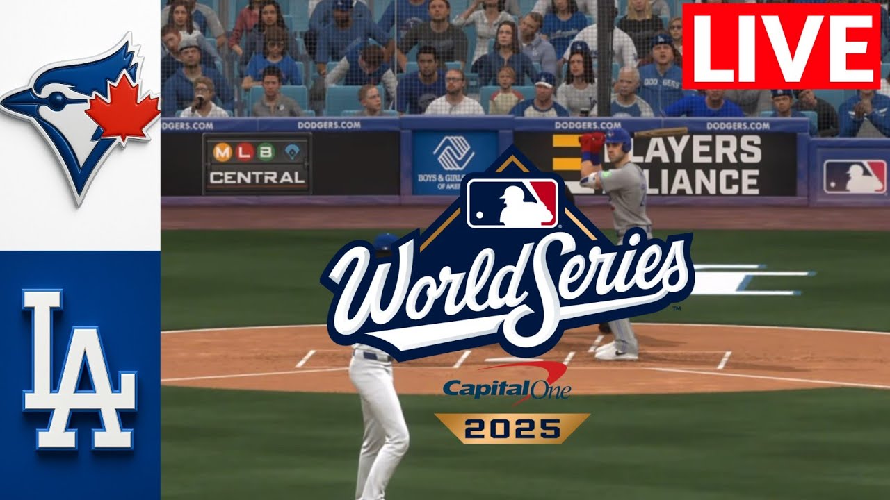🔴 Live Simulation: Dodgers vs Blue Jays | 2025 World Series Preview | MLB The Show 25