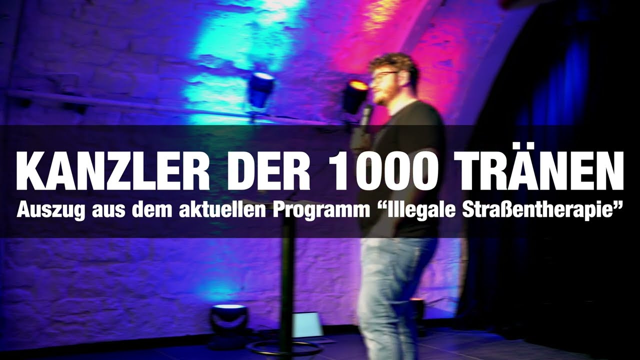 Jan Philipp Zymny präsentiert: Kanzler der 1000 Tränen – Jetzt Tickets für 'Illegale Straßentherapie' sichern 🎟️