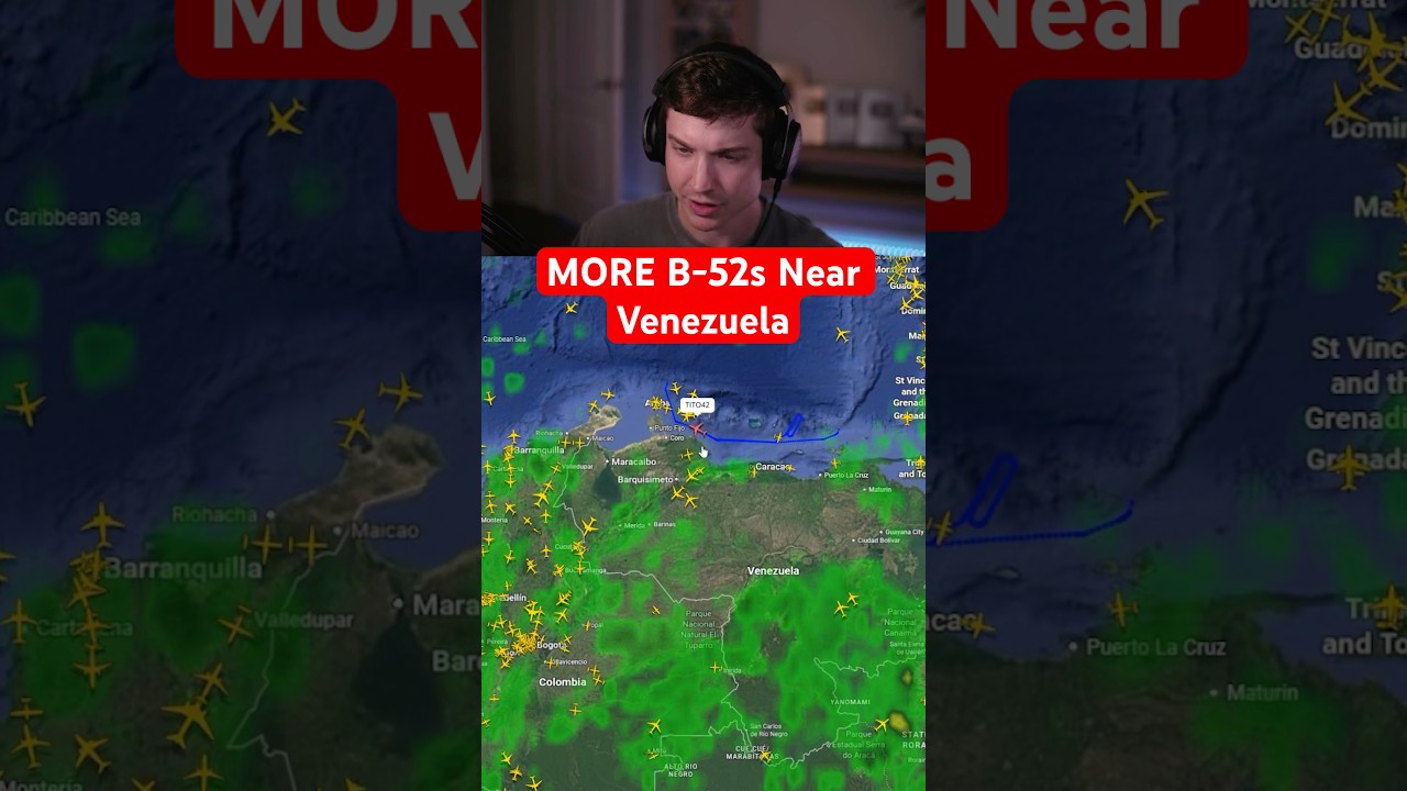 Increased B-52 Deployments Near Venezuela 🇺🇸
