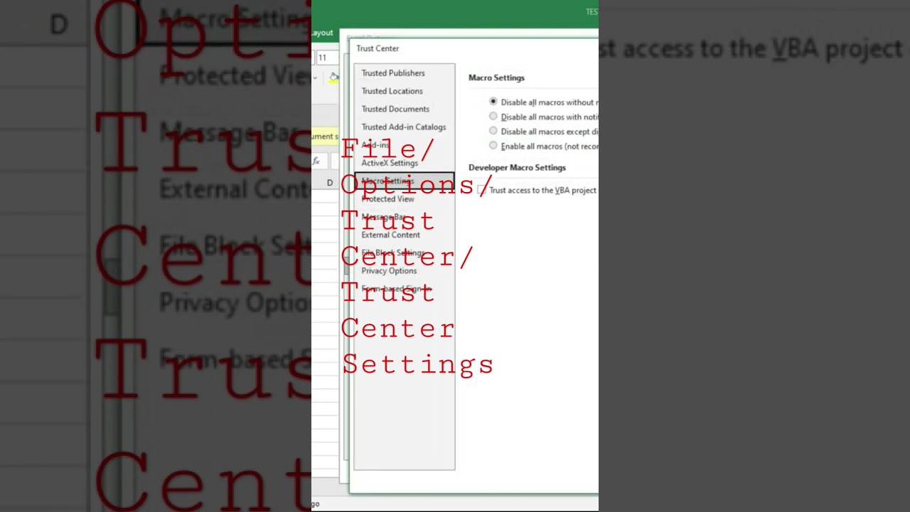 Cara Mengaktifkan Macro di Excel π§