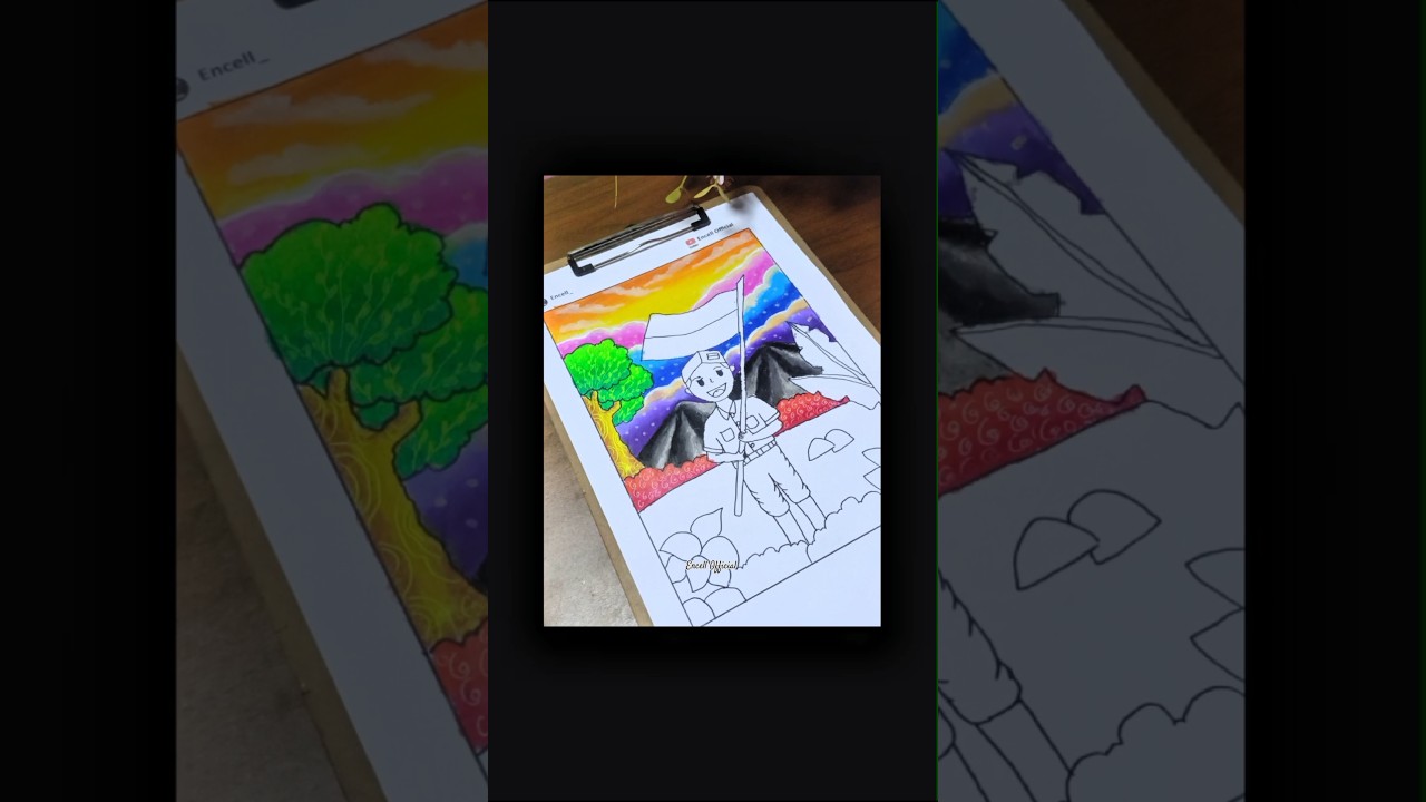 Contoh Mewarnai Tema Hari Pahlawan 🇮🇩 | Ide Kreatif untuk Anak-anak