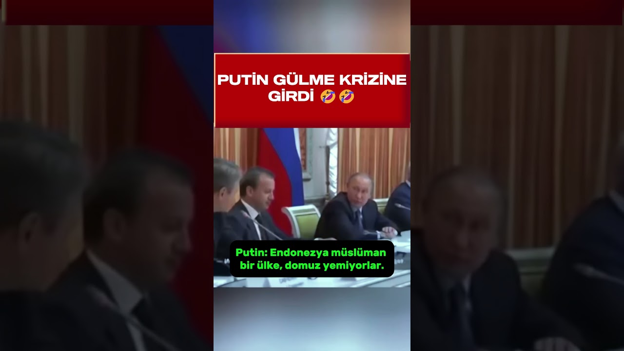 Bakanın Sözleri Putin'i Gülmekten Geciktirdi! 😂