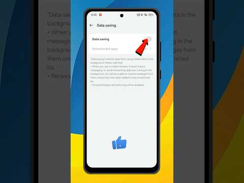 📉 Internet Data Bachaao! Realme Data Saver Setting 💡