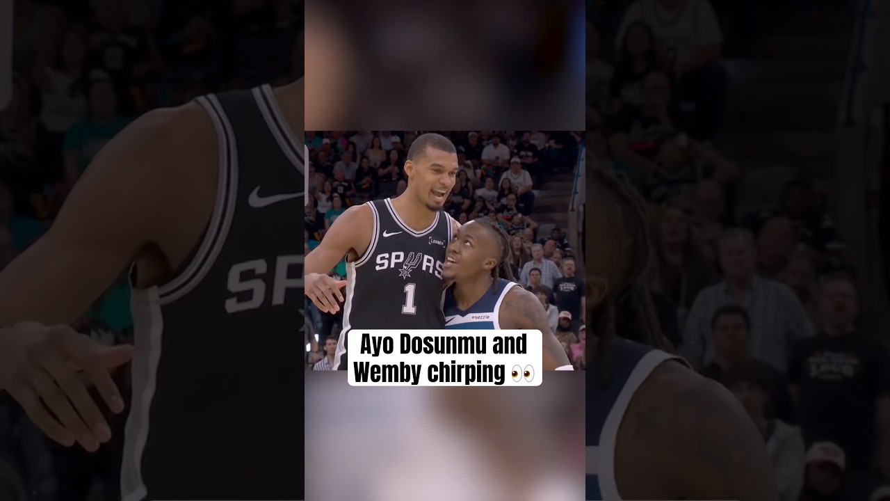 Ayo Confronts Wemby During Playoffs 🍿