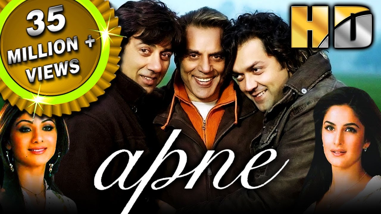 Apne (HD) – Hindi Action Film with Dharmendra & Deols