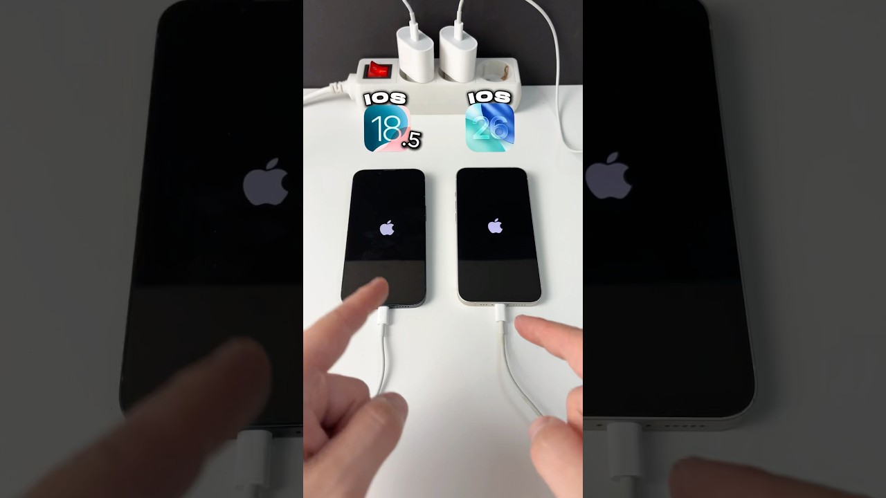 iPhone iOS 18.5 vs 26 Boot Speed Test 📱