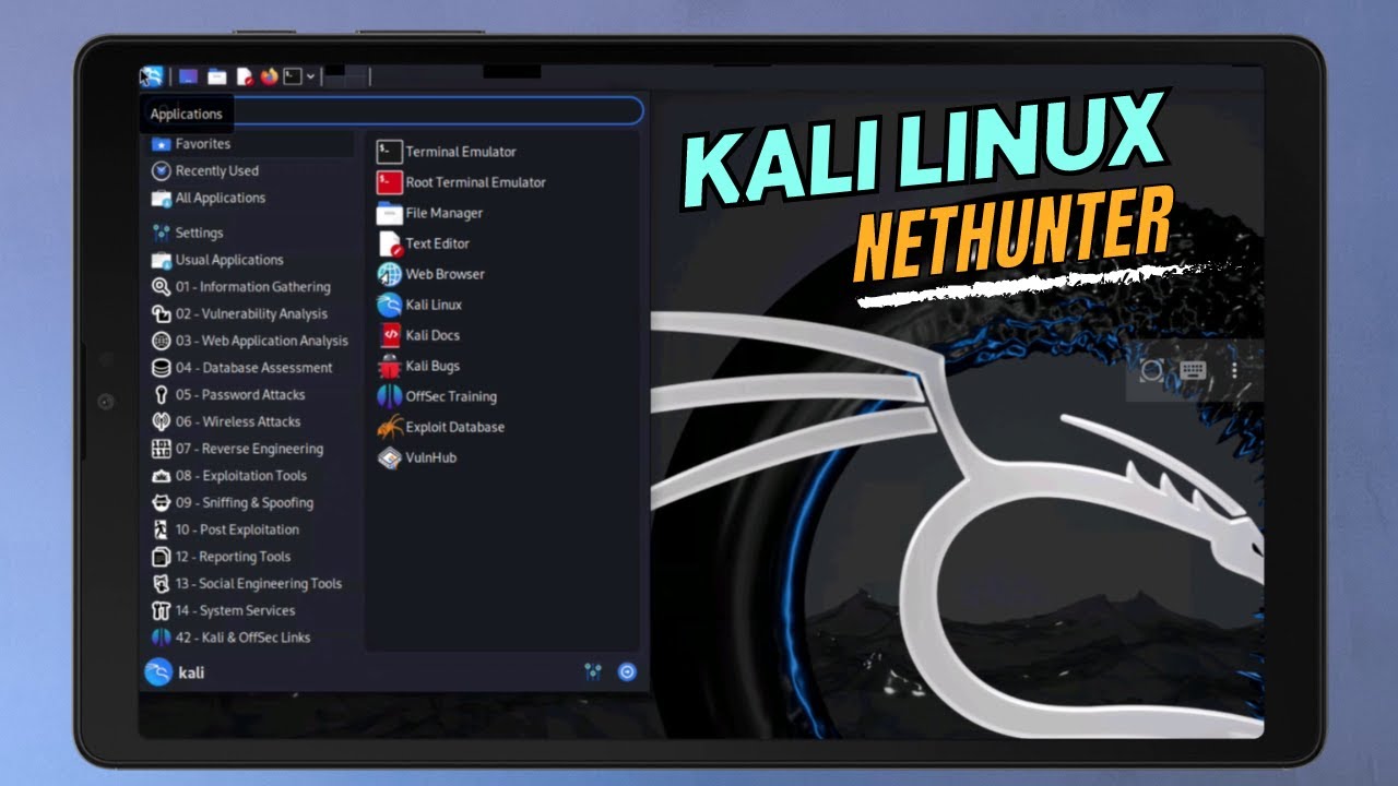 Install Kali Linux NetHunter GUI on Android Without Root 🔧