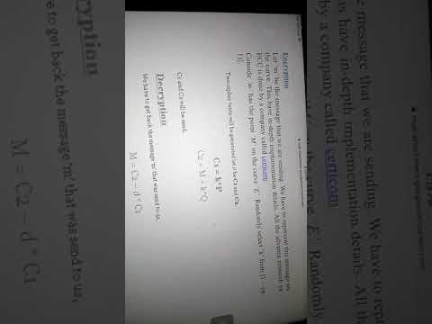 6th sem B.Voc IT Elliptical curve cryptography part 6