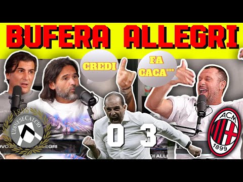 TUTTI CONTRO CASSANO in STUDIO:"ALLEGRI E' UN COGL***E" UDINESE MILAN 0 3 VIVA EL FUTBOL